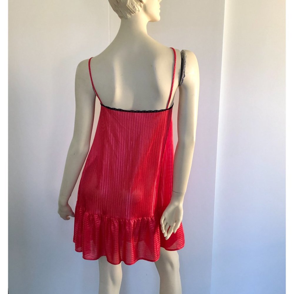 1980s Lingerie Set, Matching Robe and Slip - Picture 5 of 10